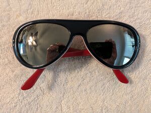 Style Eyes Sunglasses Red White Blue Stripes #461 Mirrow Sportsman 1970s Japan